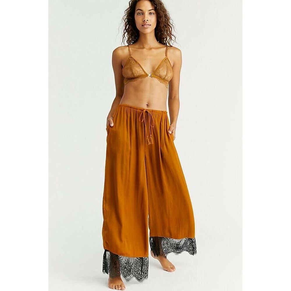 Free People Talking In My Sleep Pajama Pants M